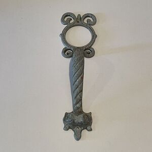 Vintage Aluminum Ornate Door‎ Handles Art Deco Mid-Century 12" x 3 3/4"